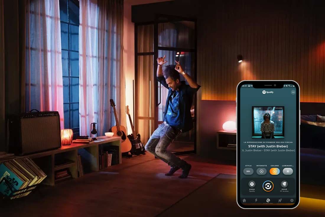 Philips Hue amplia la propria gamma di prodotti e si allea con Spotify 